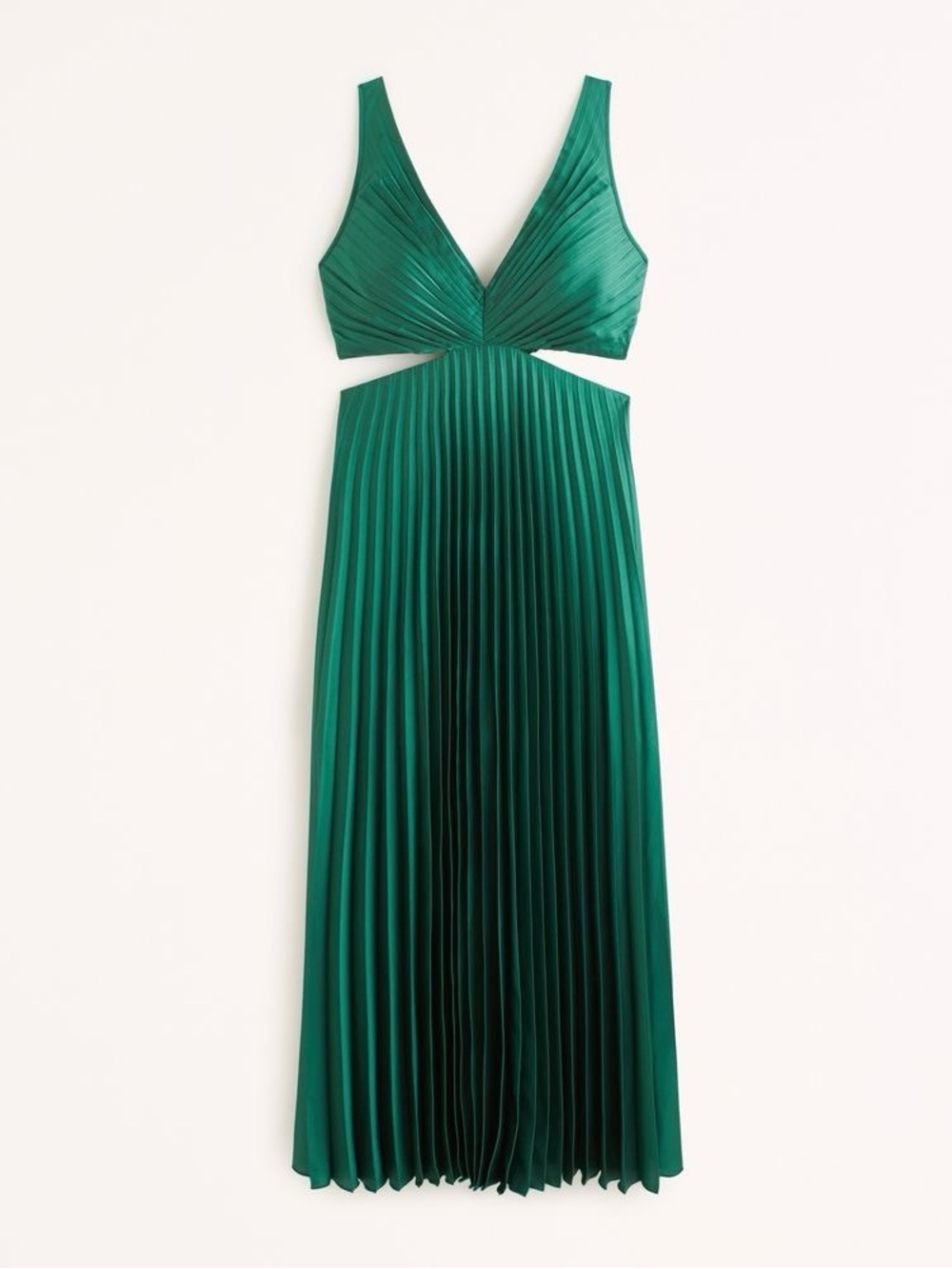 Abercrombie & Fitch The A&F Giselle Pleated Cutout Maxi Dress - Picture 5 of 9